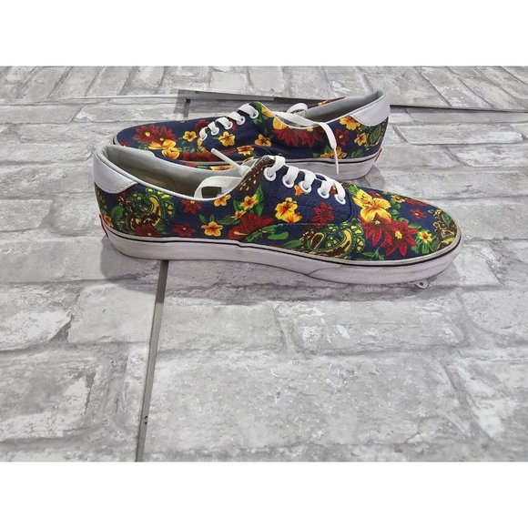 VANS Classic TC6D Floral Canvas Classic Style Lace floral design W 12, M 10.5‎ - Picture 9 of 11